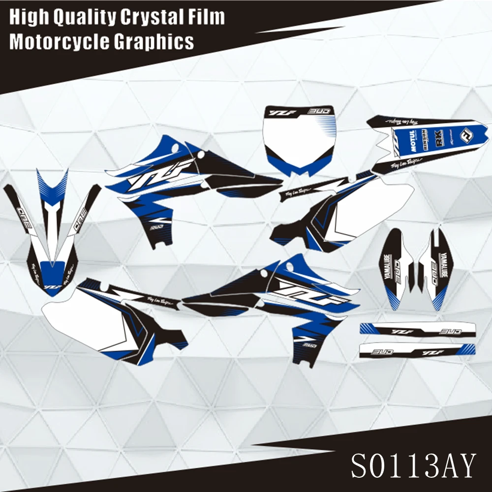 

For YAMAHA YZ450F YZ 450F YZF 450 2010 2011 2012 2013 Graphics Decals Stickers Motorcycle Background