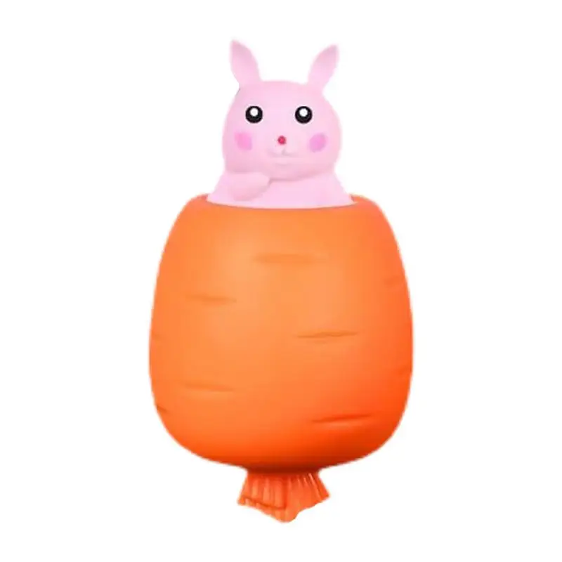 Игрушка для снятия стресса с кроликом игрушки-морковки забавный пасхальный