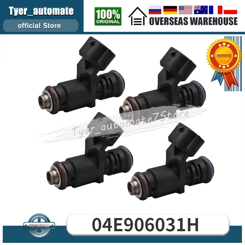 

Топливный инжектор 4 шт. для Volkswagen Ameo Jetta T-Cross Up Skoda Citigo Octavia Seat Ibiza Leon Mii Toledo 04E906031H 04E 906 031 H