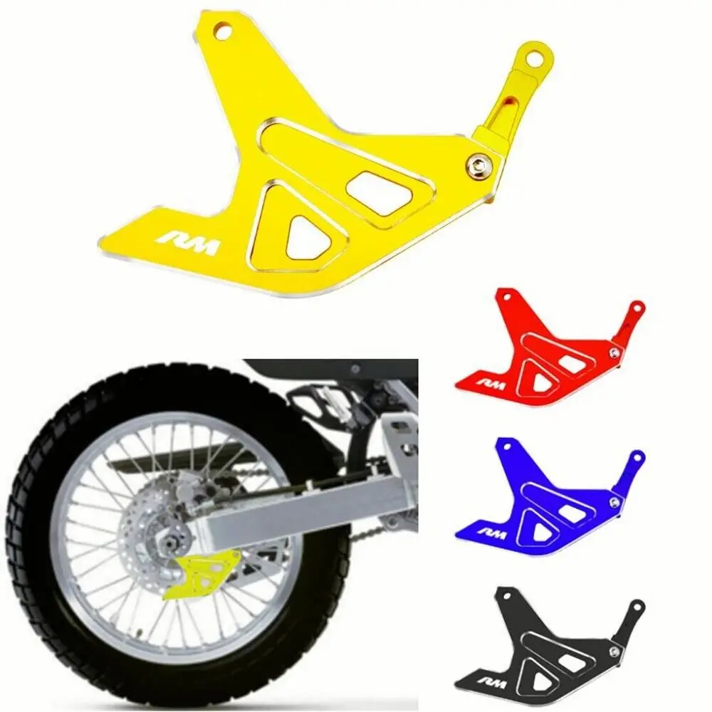 

Motorcycle Accessories RM LOGO CNC Rear Brake Disc Guard Cover For RM125 RM 250 1996-2000