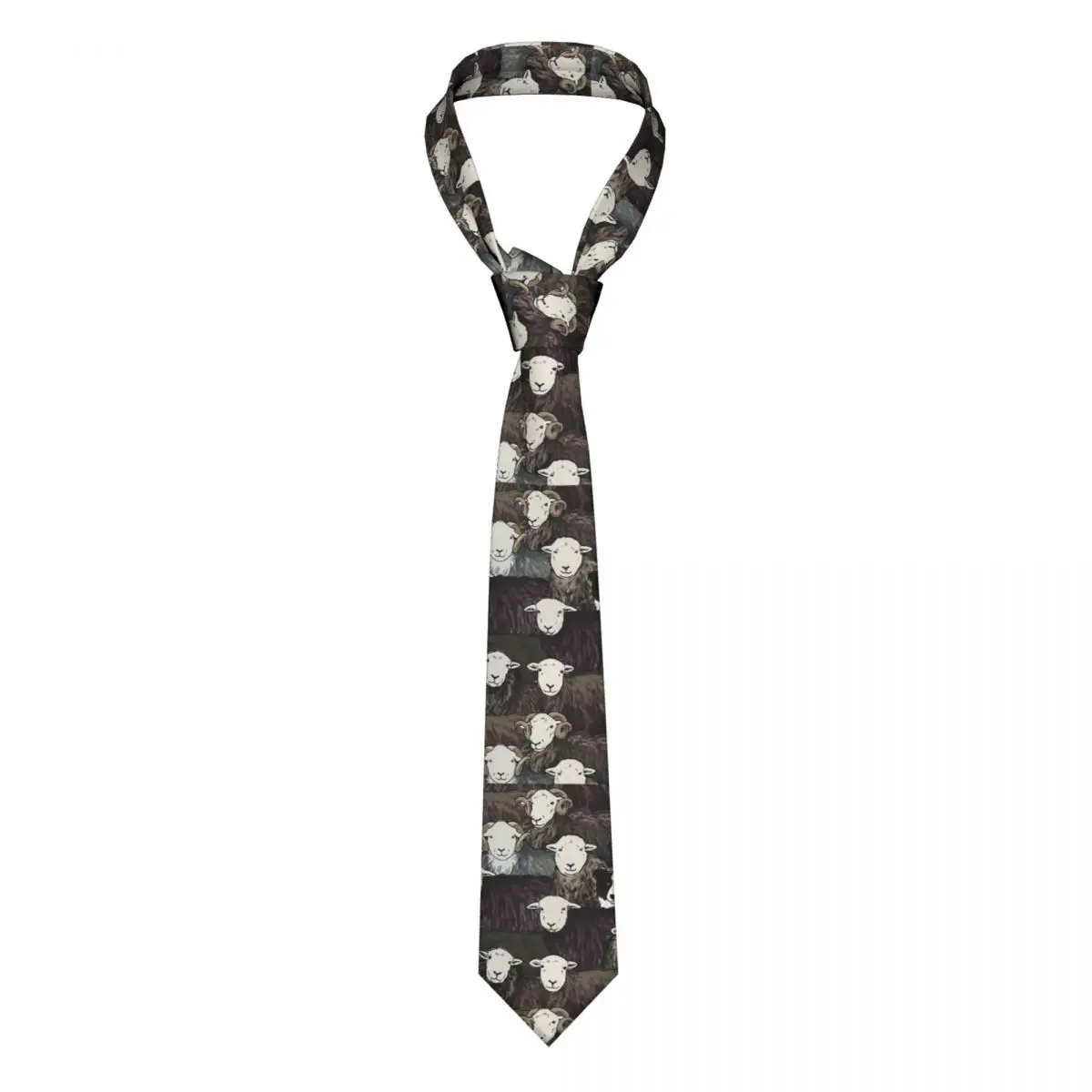 

Border Collie Sheep Dog Neckties Unisex Fashion Polyester 8 cm Narrow Neck Ties for Mens Accessories Gravatas Business