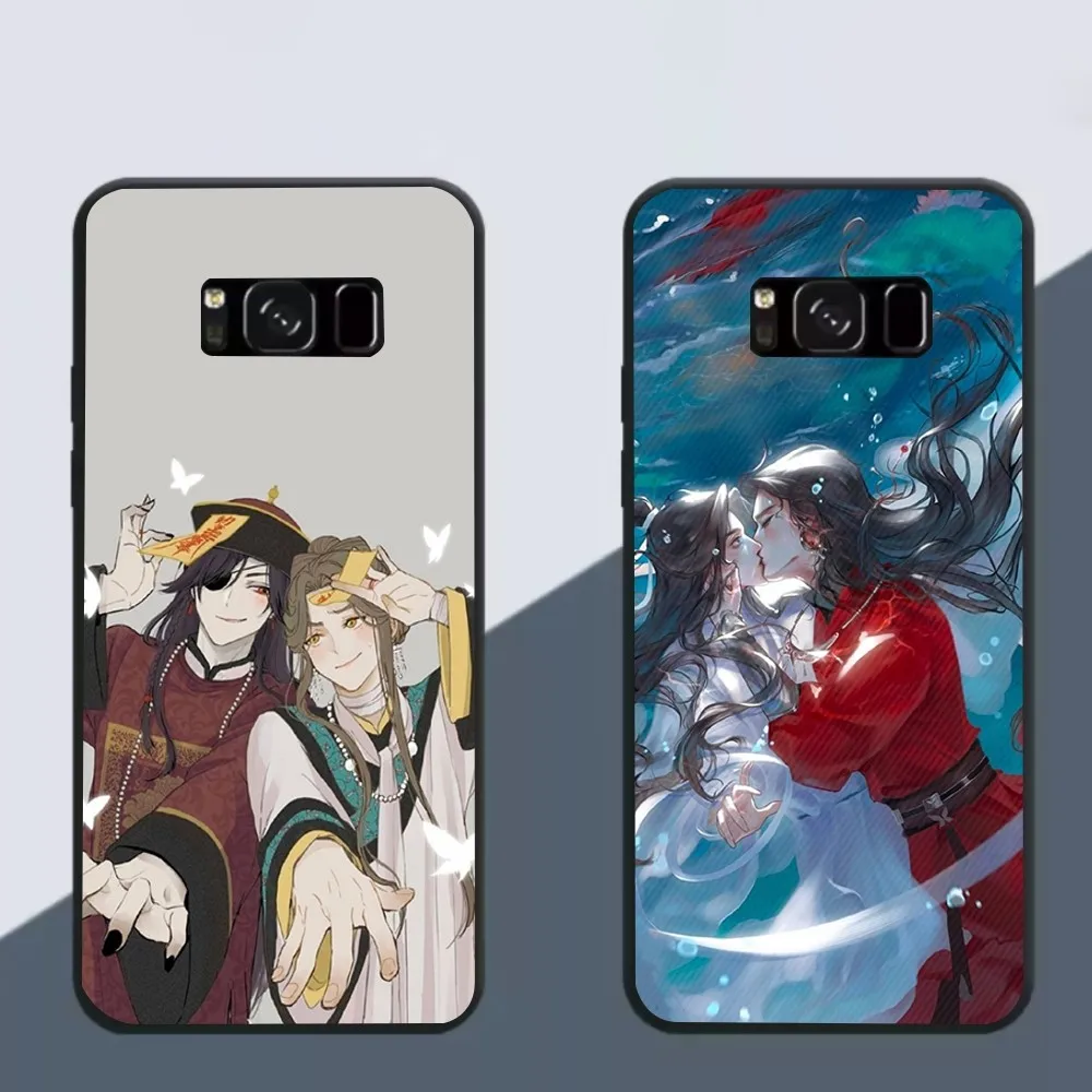 Чехол для телефона Hua Cheng Xie Llian Samsung Galaxy A52 A12 A51 S21 Edge S22 ULTRA S23 S20LITE Plus Ultra Black Cover