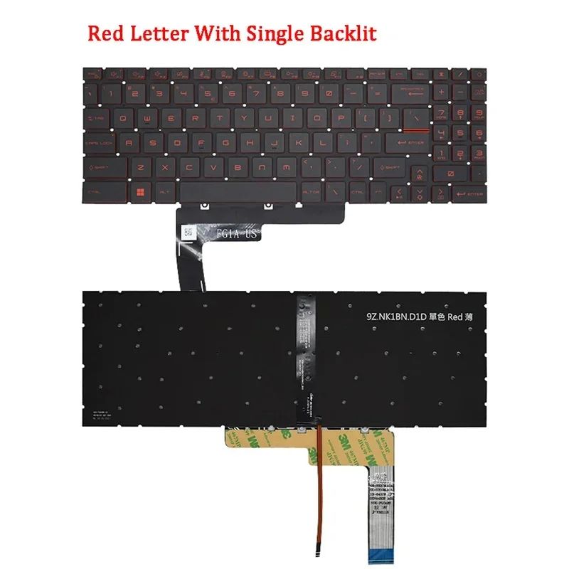 Новая клавиатура для ноутбука MSI Katana gf66 11ud gf76 gl76 gl66 Z16 MS-1582/Ible/MS-1583 MS-17L1 MS-17L2