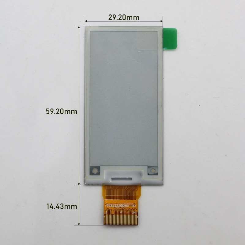 Фото 2,13-дюймовый E-ink дисплей 122x250 с низким энергопотреблением UC8252C EPD, черно-белый экран, ценник, SPI №3