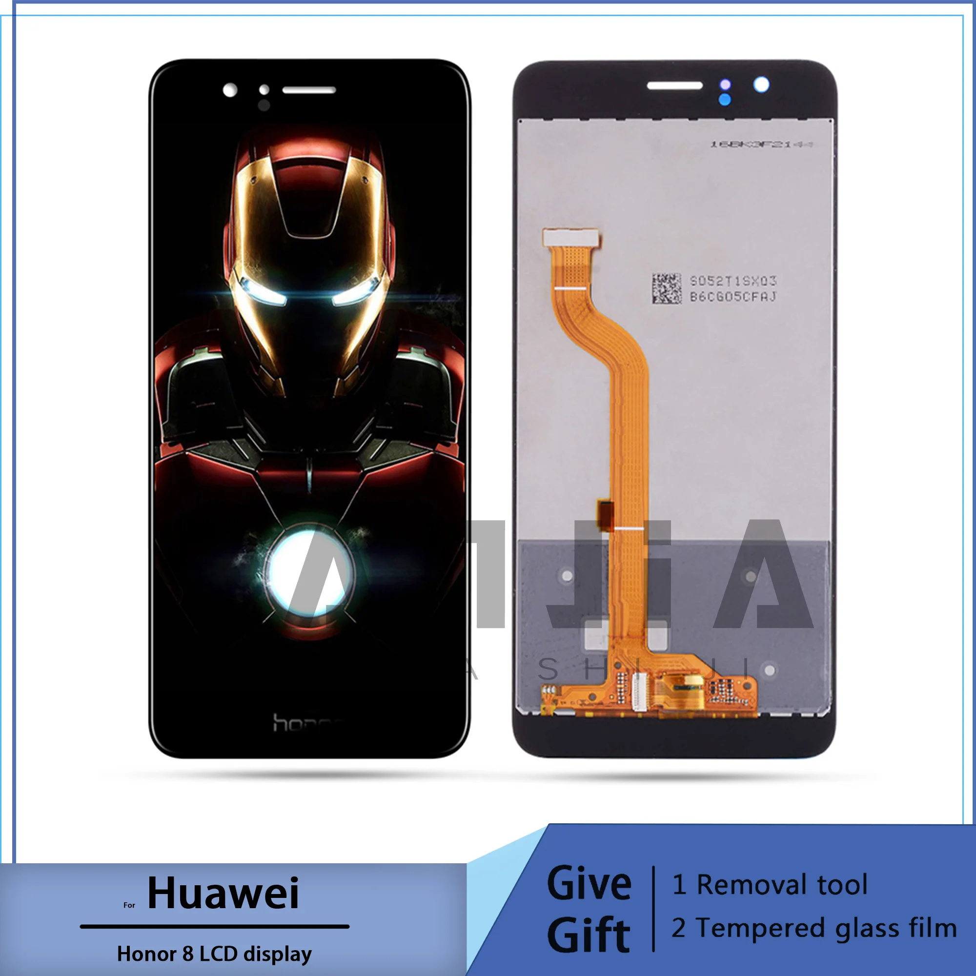 Для Huawei Honor 8 ЖК-дисплей дигитайзер сенсорного экрана Honor8 для с рамкой FRD-L19 L09