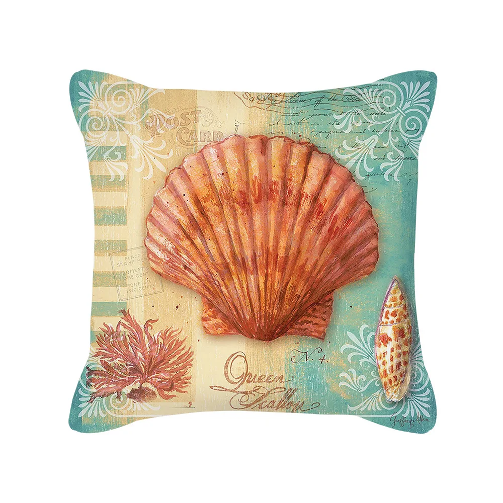 Наволочка для подушки с принтом морской Кит черепахи 18x18 дюймов наволочки из