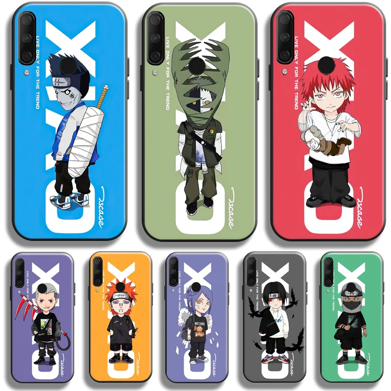 

Naruto Fashion Akatsuki Phone Case For Huawei Honor 8X Honor 10X 9X Pro Lite Back Soft TPU Silicone Cover