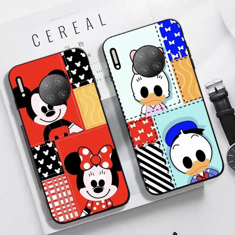 

Disney Mickey Mouse Phone Case For Huawei Nova 3I 3E mate20lite 20Pro 10lite Luxury funda case