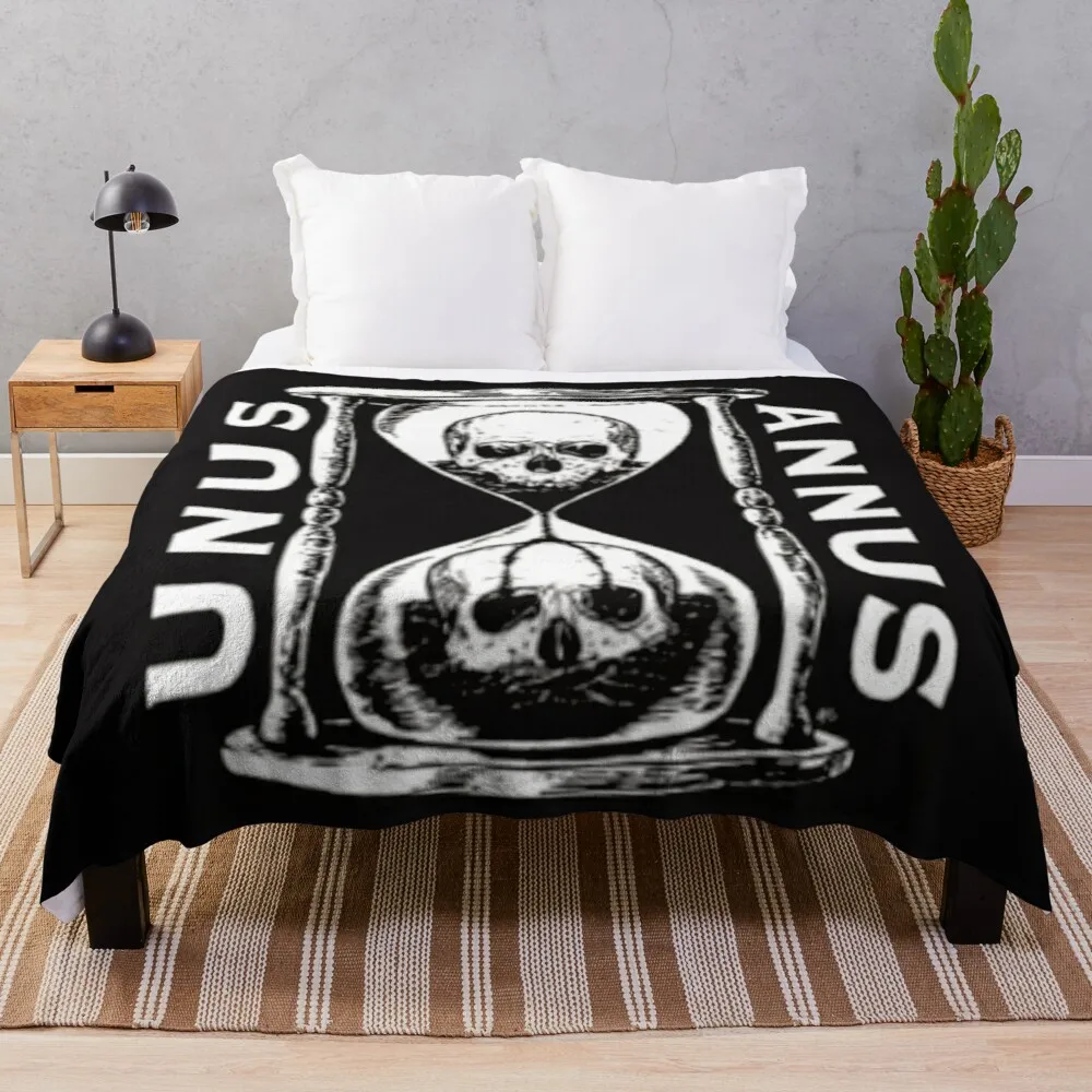 

Fur Bedding Blanket Luxury For Sofa Bungou Stray Dogs Couch Soft Blanket Unus Annus Skull Throw Blankets