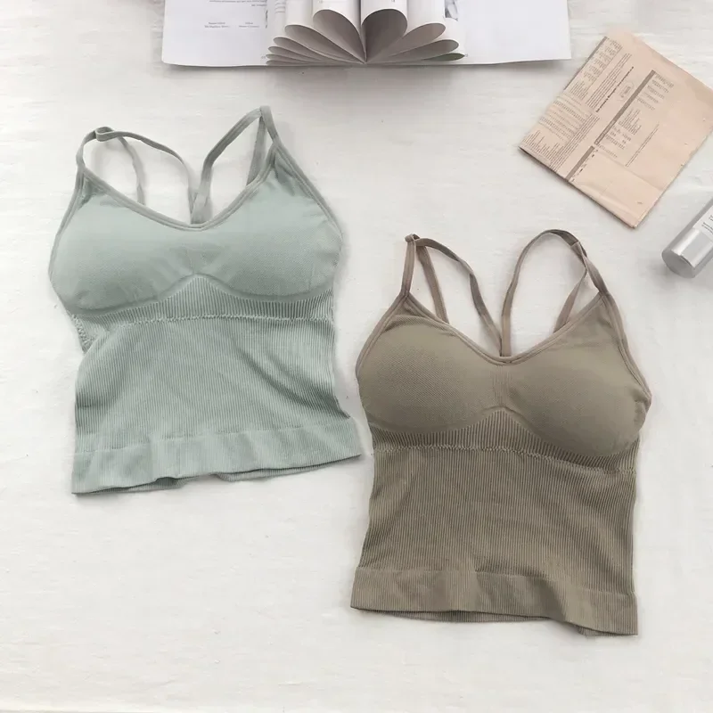 

Underwear Push Women Female Brassreie Soft Up Cotton Top Bra Fashion Solid Tank Suspender Lingerie Color Sexy