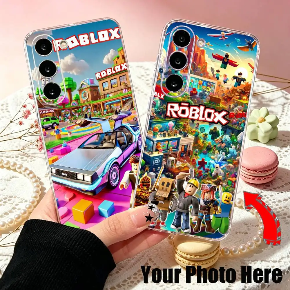 Фото Чехол для телефона Game R-Robloxs Hot для Samsung A10,12,20,21S,30,31,40,50,51,52,70,71, прозрачный чехол №1