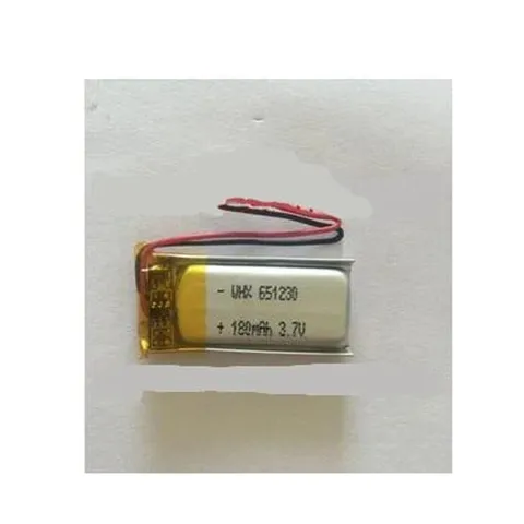 2 шт./партия, литий-полимерные аккумуляторные батареи 3,7 в 651230 601230 180 мАч