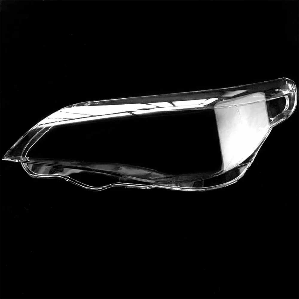 Фото HTTCY для BMW 5 серии E60 E61 525i 530i крышка объектива автомобильной фары прозрачный корпус боковой фары 2004-2010 63127165570 №4