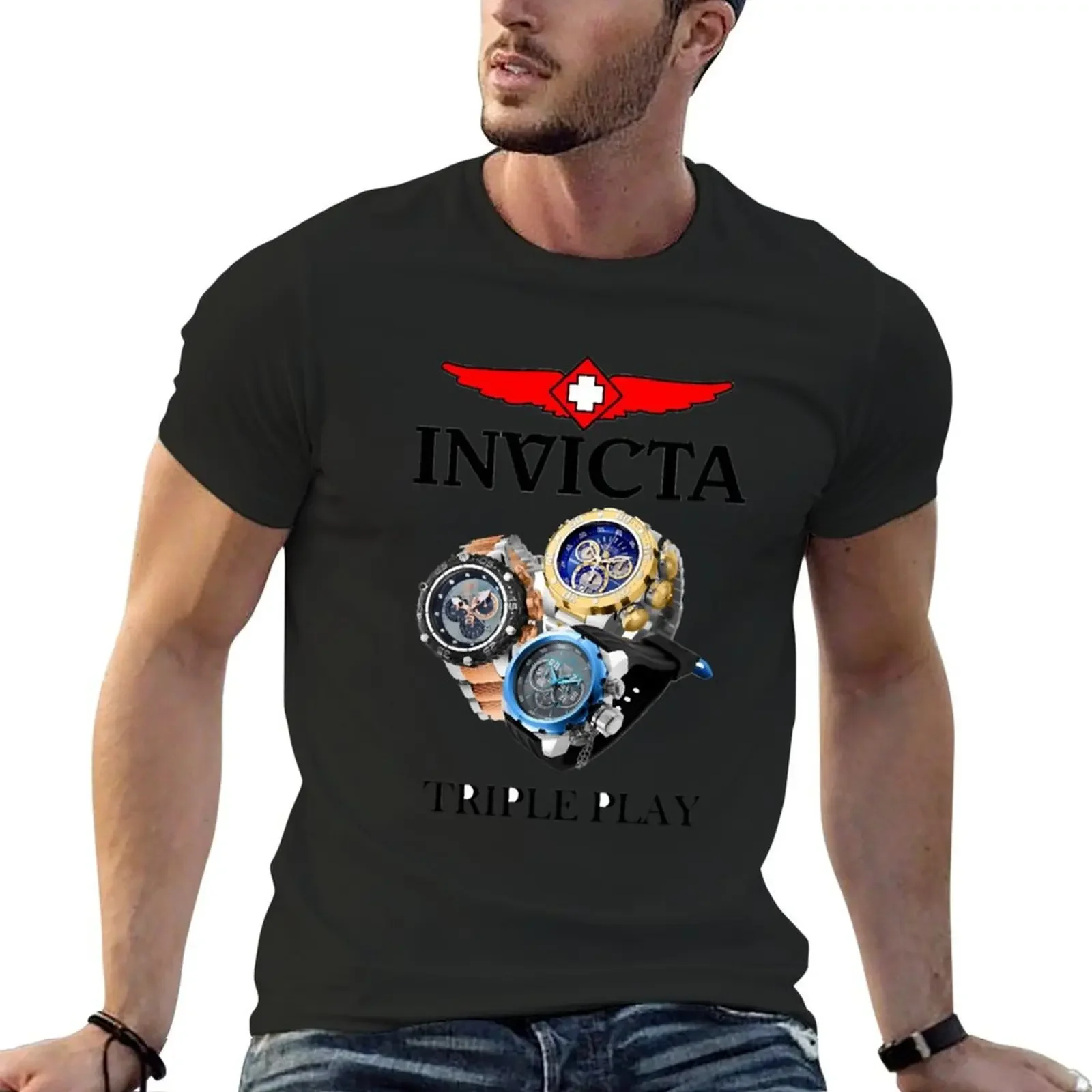 Invicta Triple Play T-Shirt animal prinfor boys customs design your own tops mens big and tall t shirts