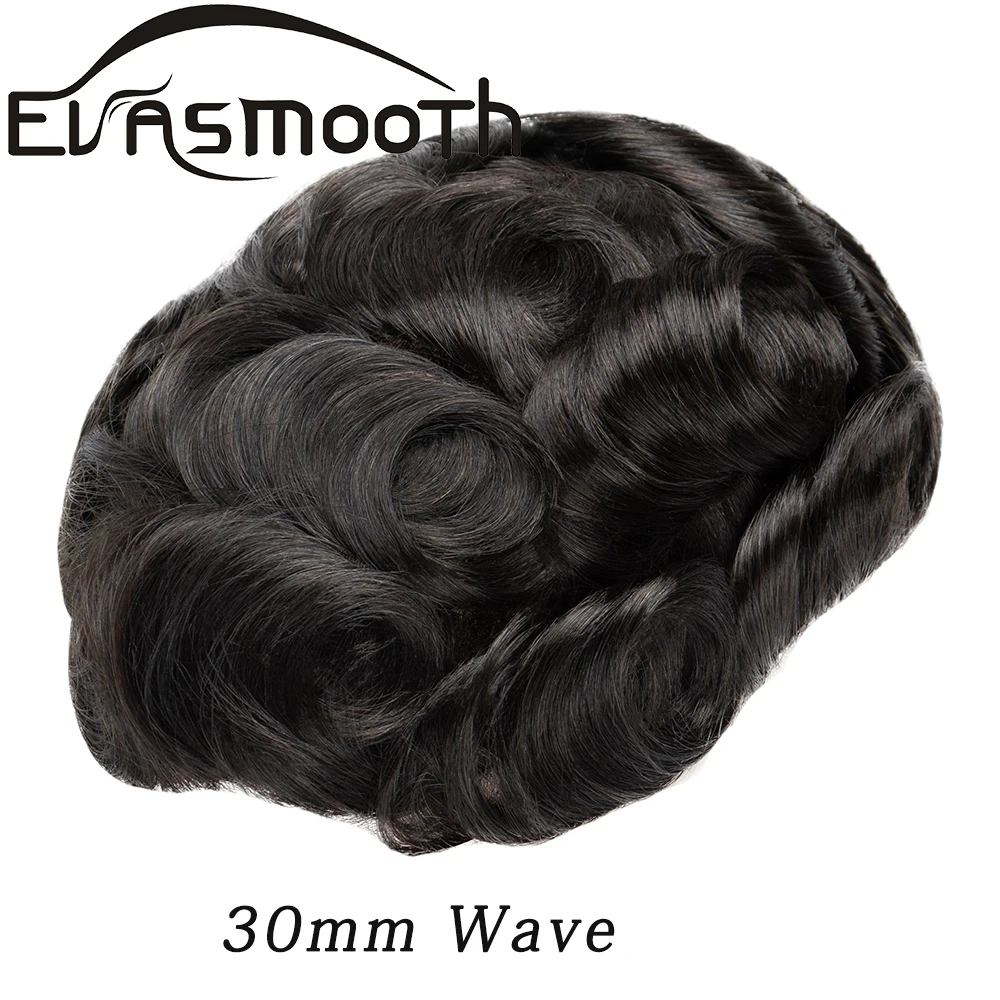 Европейские натуральные человеческие мужские парики, мужской парик из ...