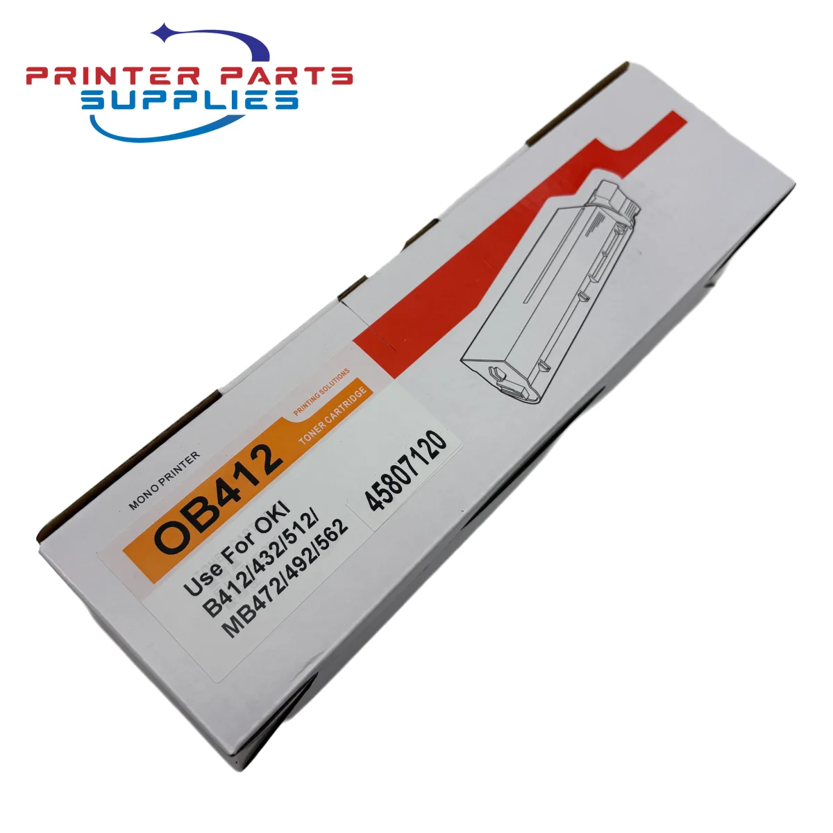 2 шт. совместимых тонер-картриджей для OKI B412 B412dn B432 B432dn B512 B512dn MB492 MB492dn MB472 MB562 MB562dnw MB562w MB472w Dnw (art.: 3920dd184b727) - 3920dd184b727