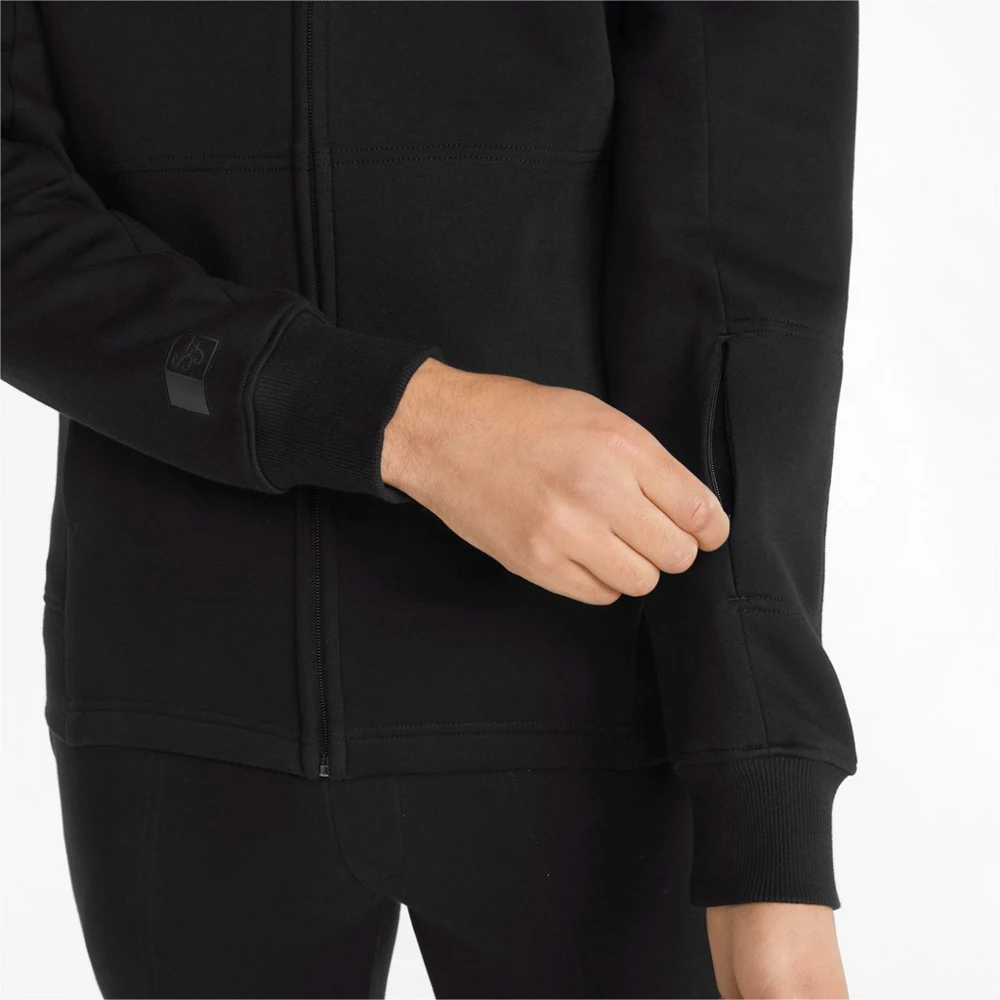 Толстовка Puma Ferrari Style Hooded Sweat Jacket Reg 53333401 черный | Свитера