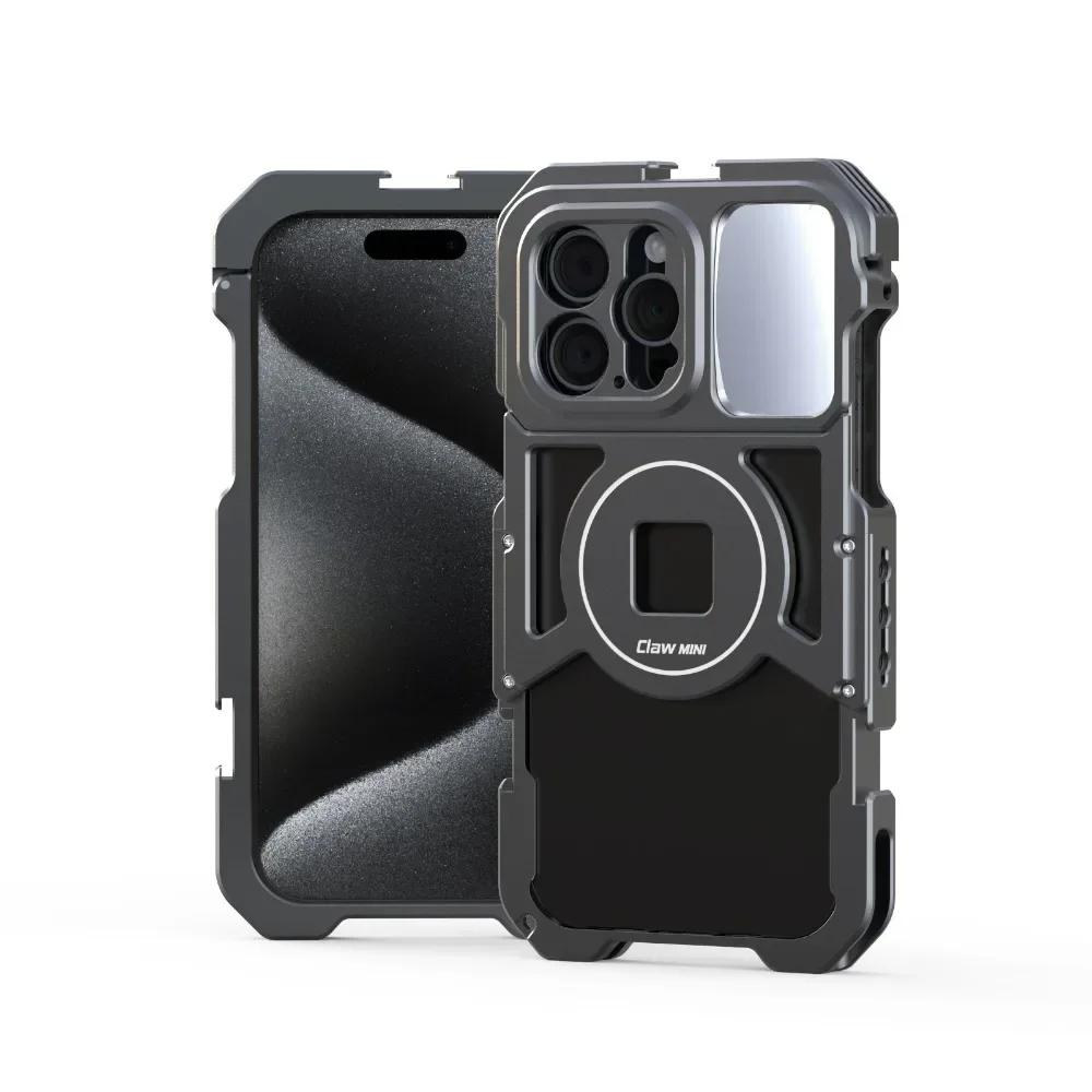 Магнитная быстросъемная клетка для телефона ручка видеооблогума iPhone15 Pro Max