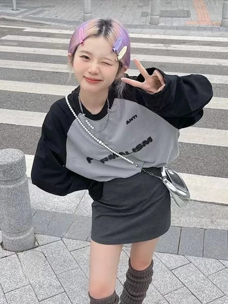 Женские футболки Woherb 2024 года шикарные женские с круглым вырезом уличная одежда