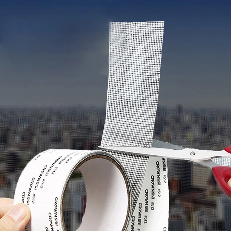 

Strong Self Adhesive Window Screen Repair Tape Window Net Screen Repair Patch Covering Up Holes Tears Anti-Insect Mosquito Mesh