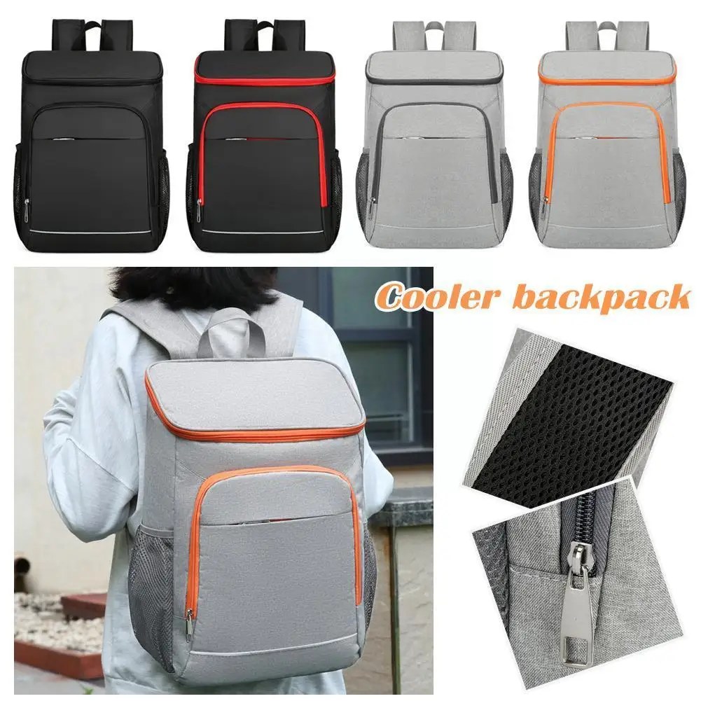 

Вместительный рюкзак, Изолированные сумки для пикника, герметичные изоляционные сумки для хранения еды и напитков для пикников на открытом воздухе, для велоспорта W6G6