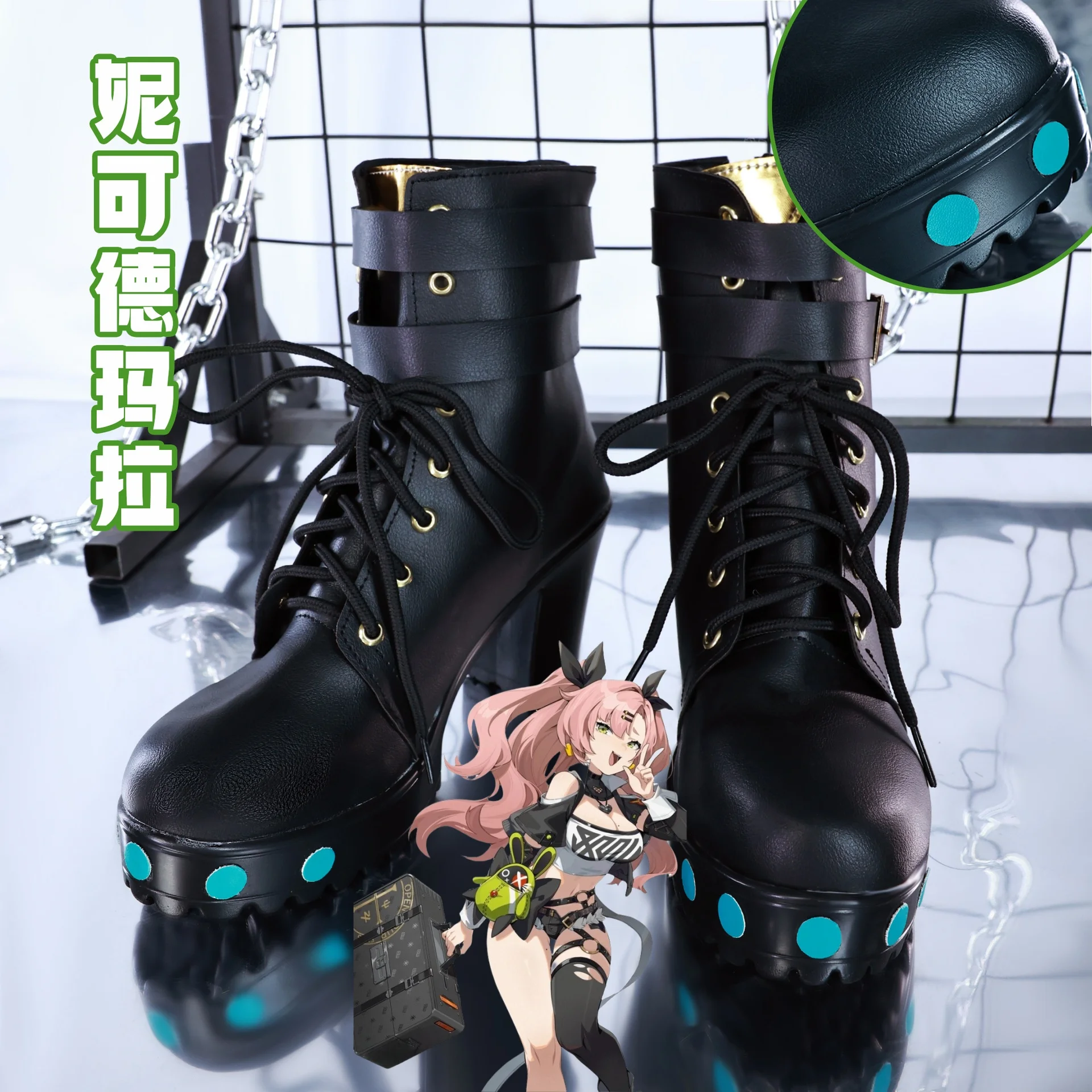 Николь Демара ботинки для косплея игра Zenless Zone Zero обувь костюмы вечеринок