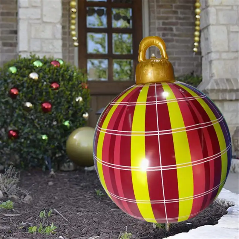 Рождественский надувной шар 60 см украшение для рождественской елки