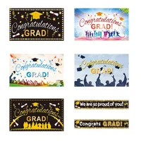 congratulation graduation we are so proud of you party home decorations happy graduation themed flag banner