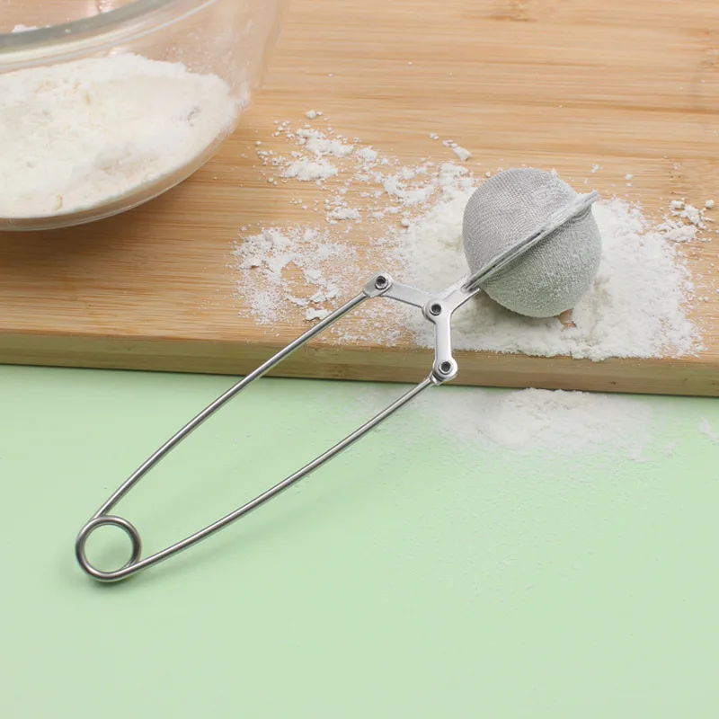 

Flour Sieve Manual Stainless Steel Portable Mini Baking Tool Multipurpose Kitchen Accessories