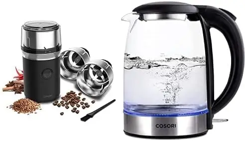 

Coffee Grinders with Cosori Electric Kettle
