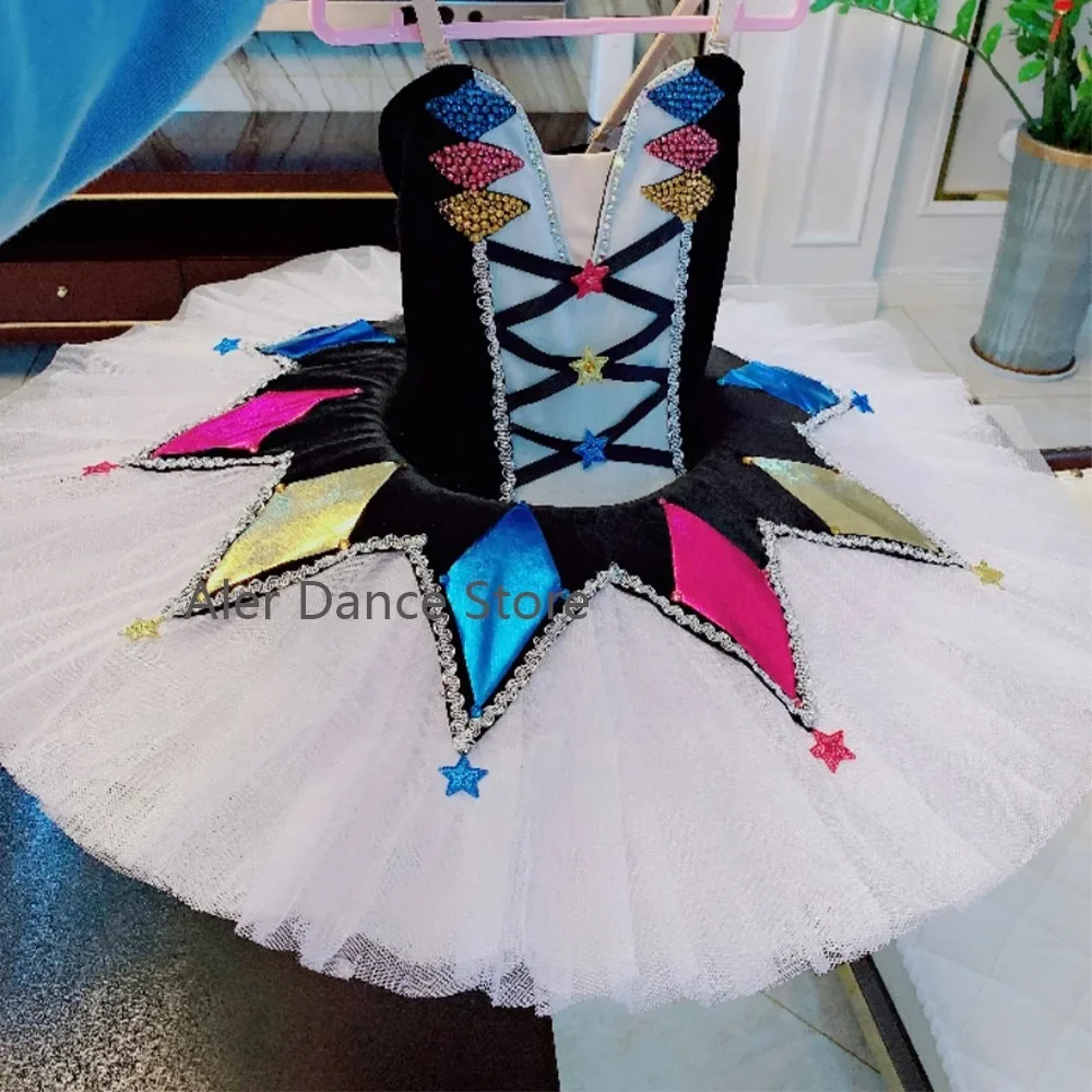 

Harlequinade Professional Ballet Tutu Children Kids Girls Adult Pancake Platter Performance Ballet Costume Tutus Ballerina Dress