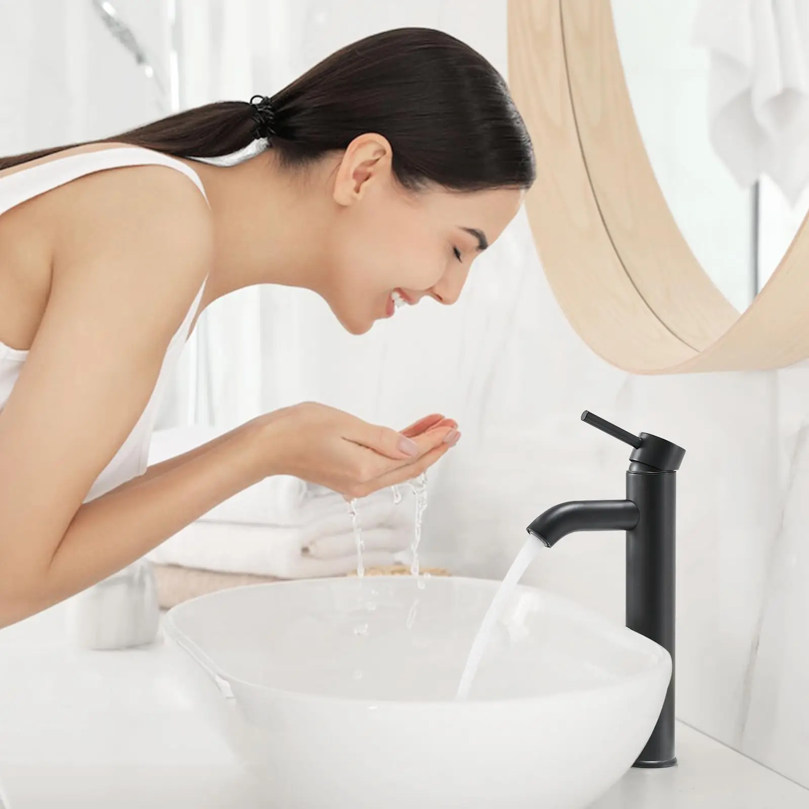 Смесители GARWARM смесители для раковины в ванной комнате с выдвижным сливом и