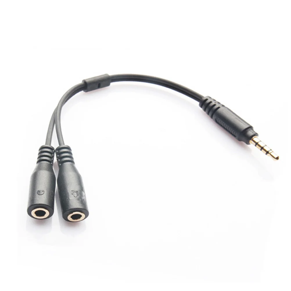 

Headset Adapter for Headsets with Separate Headphone / Microphone Plugs - 35mm 4 Position to 2x 3 Position 35mm M/F