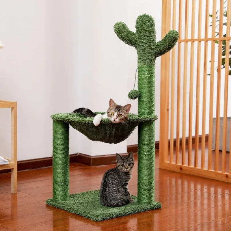 

Cactus Cat Scratching Post - Stylish and Functional Pet Furniture cat hammock pets cat mat
