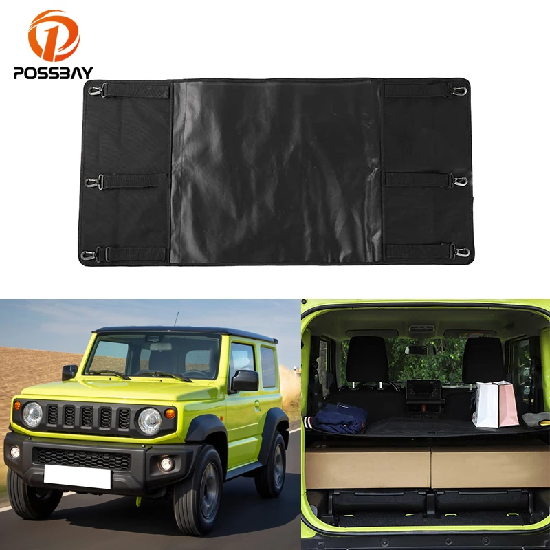 

Car Rear Trunk Curtain Cover Storage Oxford Cloth Bag Net for Suzuki Jimny 2019 2020 Stowing Tidying Auto Interior Accessories