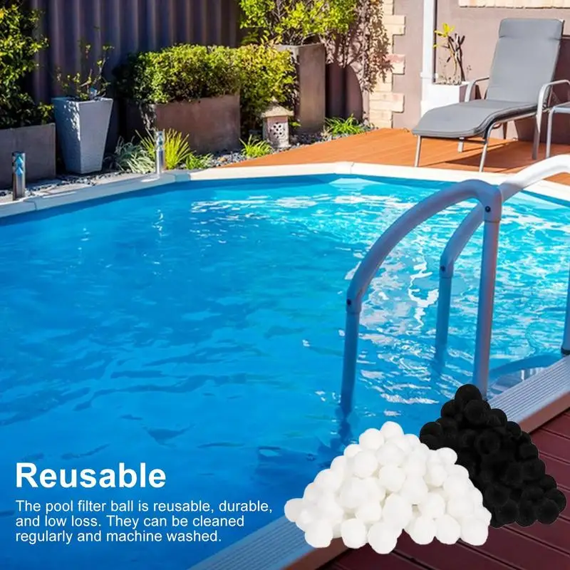 

Filter Balls Pump Pool Accessories Filter Systems Replace Sand Polyethylene Reusable Machine Washable for Filter Barrels