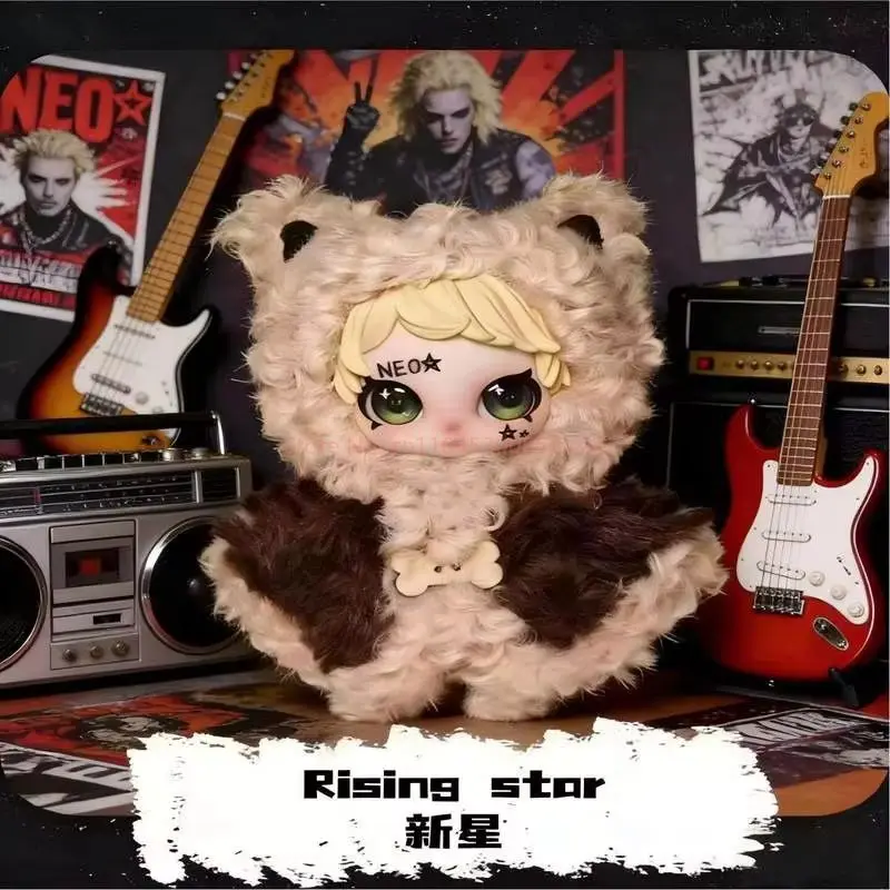 Фото В наличии: Оригинальная плюшевая игрушка-сюрприз серии Owen Rock Star (слепая коробка), настольное украшение, подарок для фанатов на праздник, модная коллекционная игрушка №5