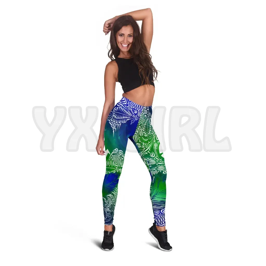 YX GIRL Women's For Girl  Feather Torres Aether  3D Printed Leggings Sexy Elastic Female Skinny Leggings Gothic Yoga Leggings