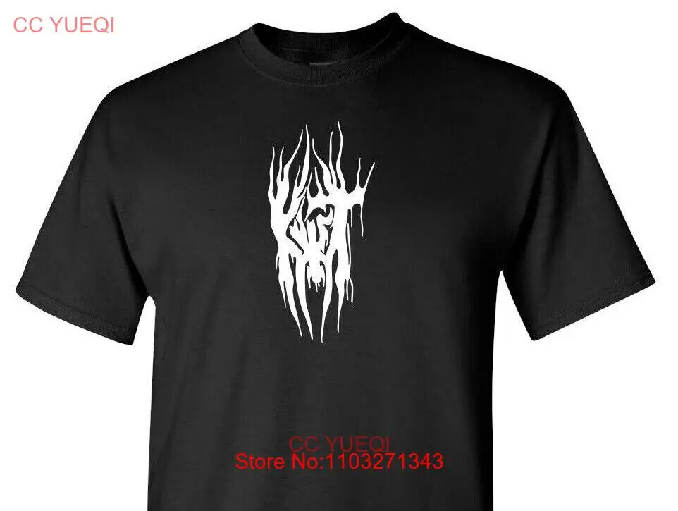 Черная металлическая футболка Kvist