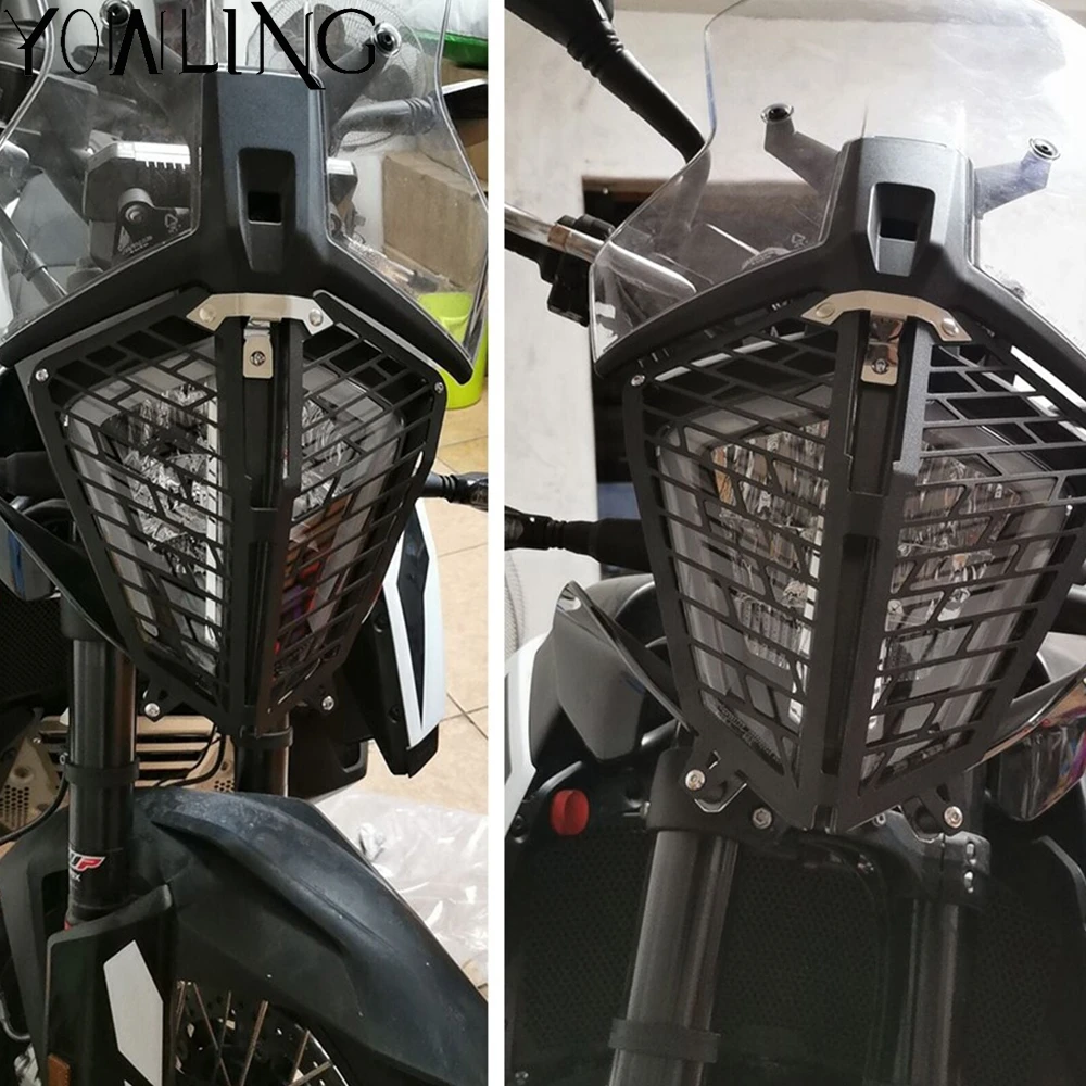 

For 790 adventure R 2019 2020 2021 Motorcycle Headlight Head Light Guard Protector Cover Grill 890 adventure ADV R 2020 2021