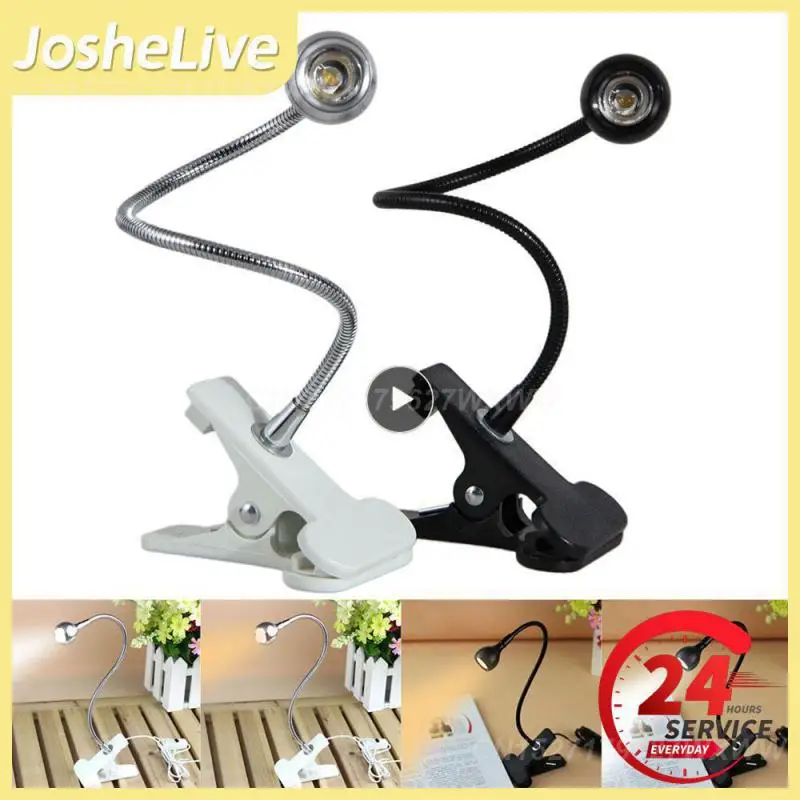 

1~6PCS Adjustable Desk-light Usb Book-lights Clip 3w Flexible Table-lamps Indoor Lighting Clip-on Bedside-lights Led Lights
