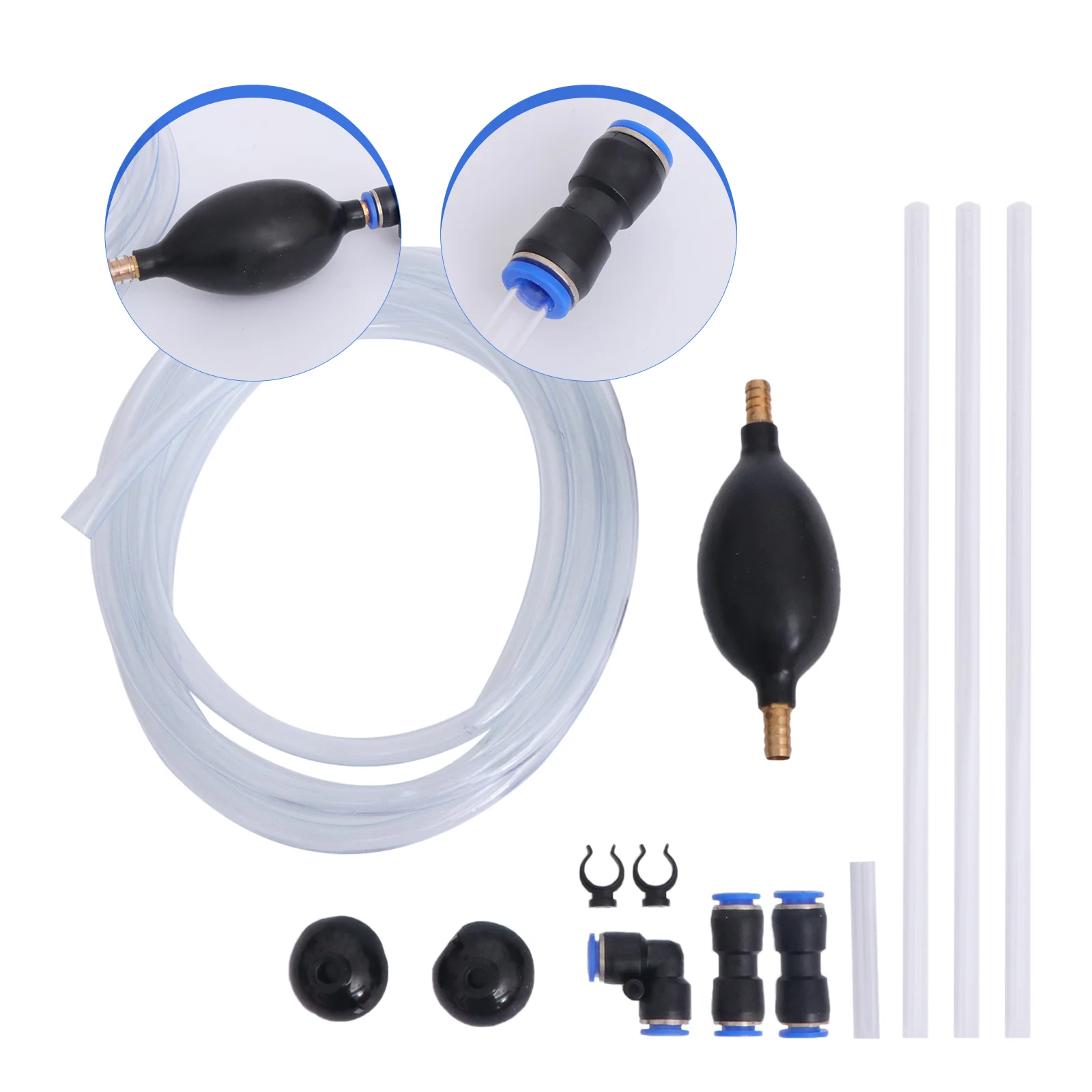 

Aquarium Tank Cleaner Water Cleaning Pump Suction Sand Tool Accessory Gravel Changing Changer Excreta Scrubber Washer Siphon