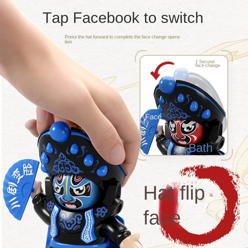 Особенности: Китайская сичуанская опера меняющая лицо кукла креативная