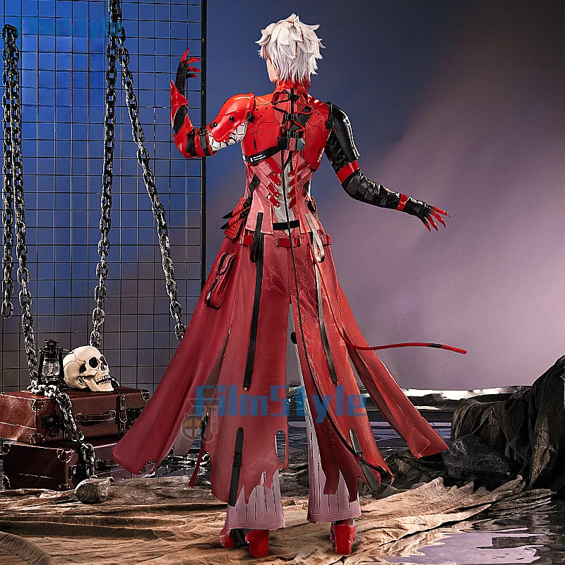 Костюм для косплея Wuthering консультации шрама Униформа Броня фрактадус сотрудник