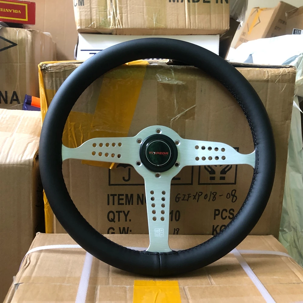 Классическое универсальное гоночное рулевое колесо 14 дюймов для VW HONDA TOYOTA