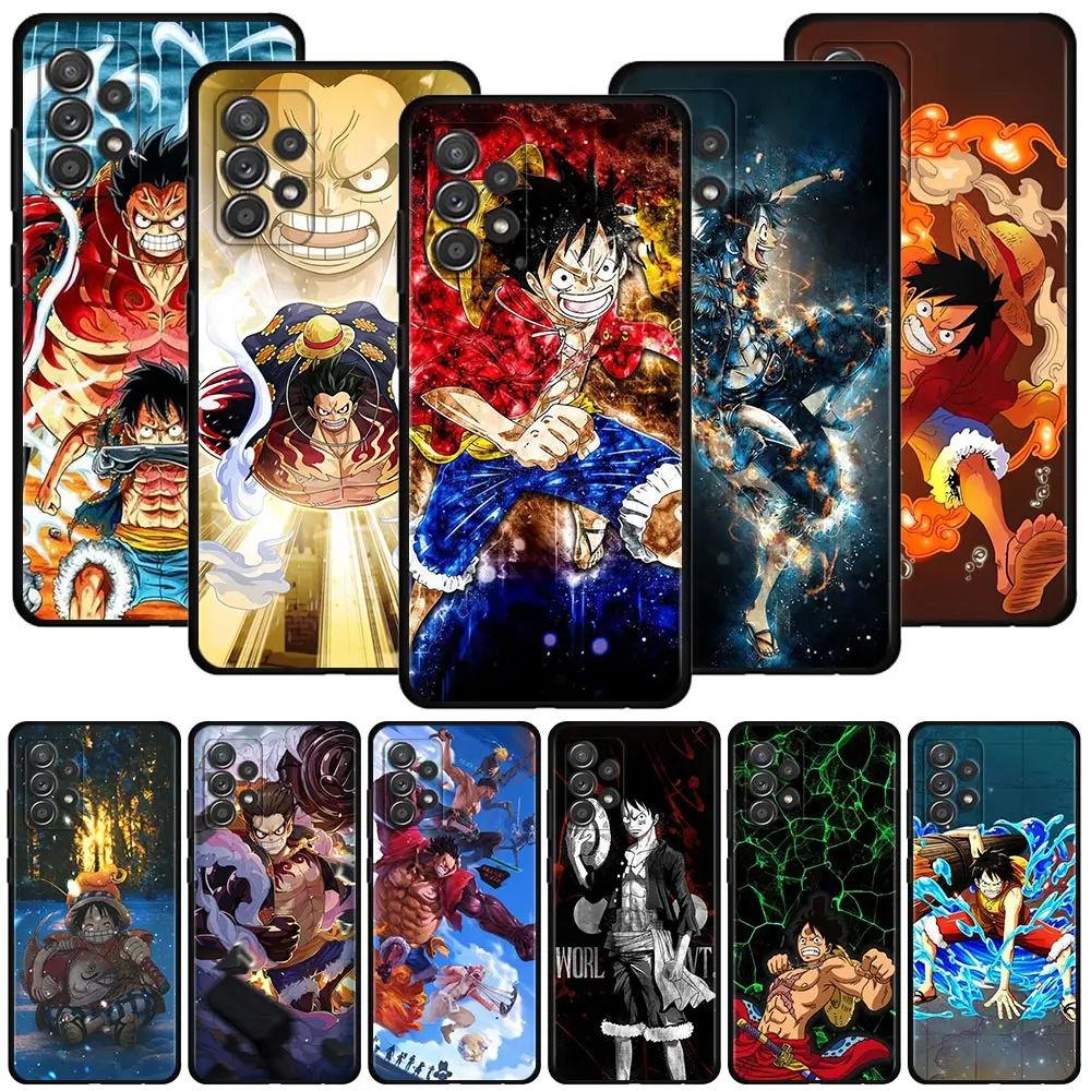 

Anime One Piece Monkey D. Luffy For Samsung Galaxy A12 A51 A71 A31 A13 A11 A01 A72 A52 A32 A22 A52s A21s A02s A02 Case