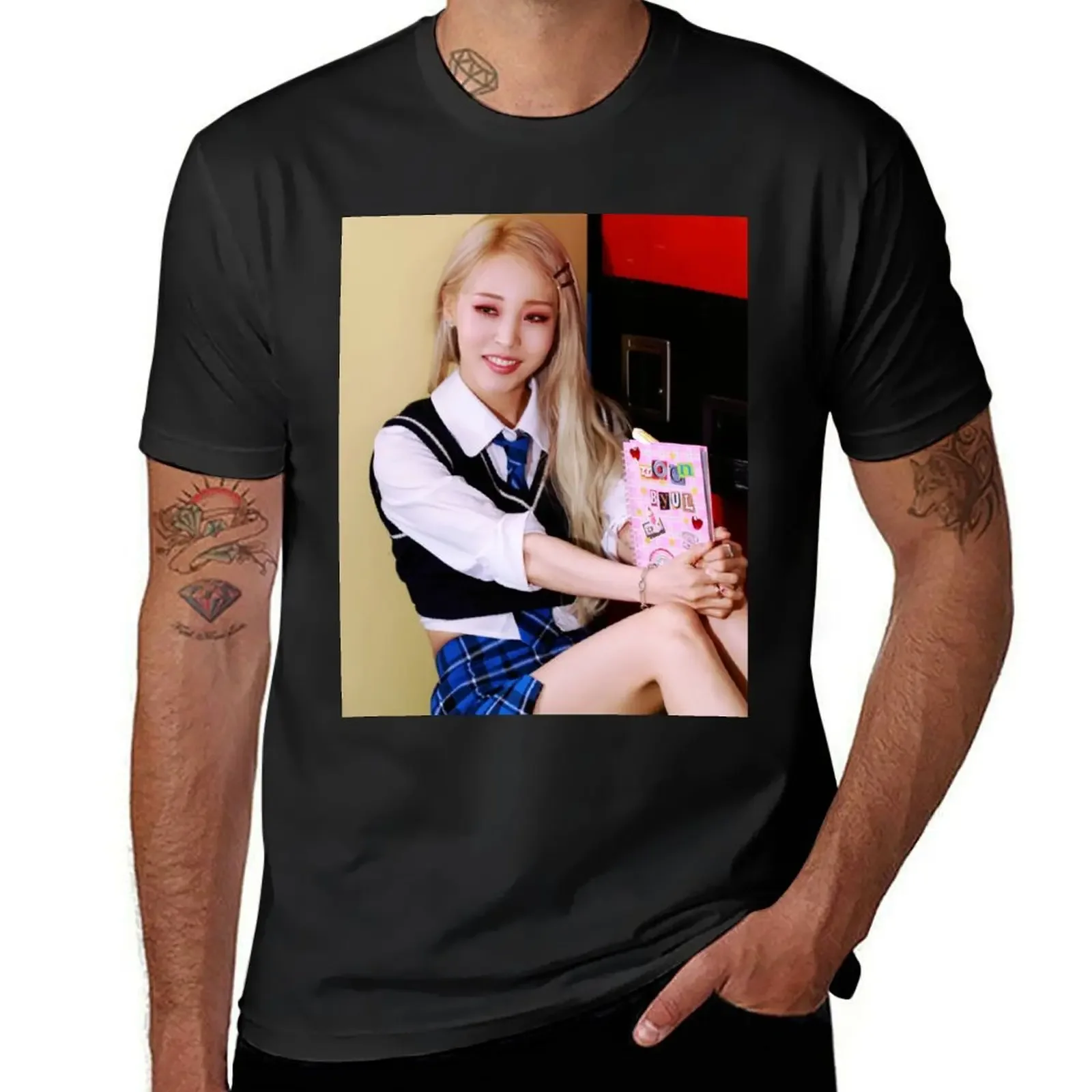 Футболка Moonbyul Cheese In The Trap (CITT) BEHIND пот тяжелые весы эстетичная одежда простые