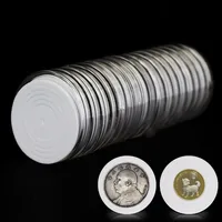 1000Pcs Challenge Coin Protection Case Adjustable Foam Pad Suitable for Coins of All Sizes Souvenir Coin Plastic Box