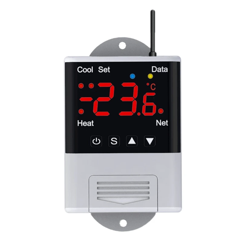 

Multifunctional WIFI Temperature 110V-230VAC 10A Digital Temperature Controller DS18B20 Sensor for Home Heating Aquarium