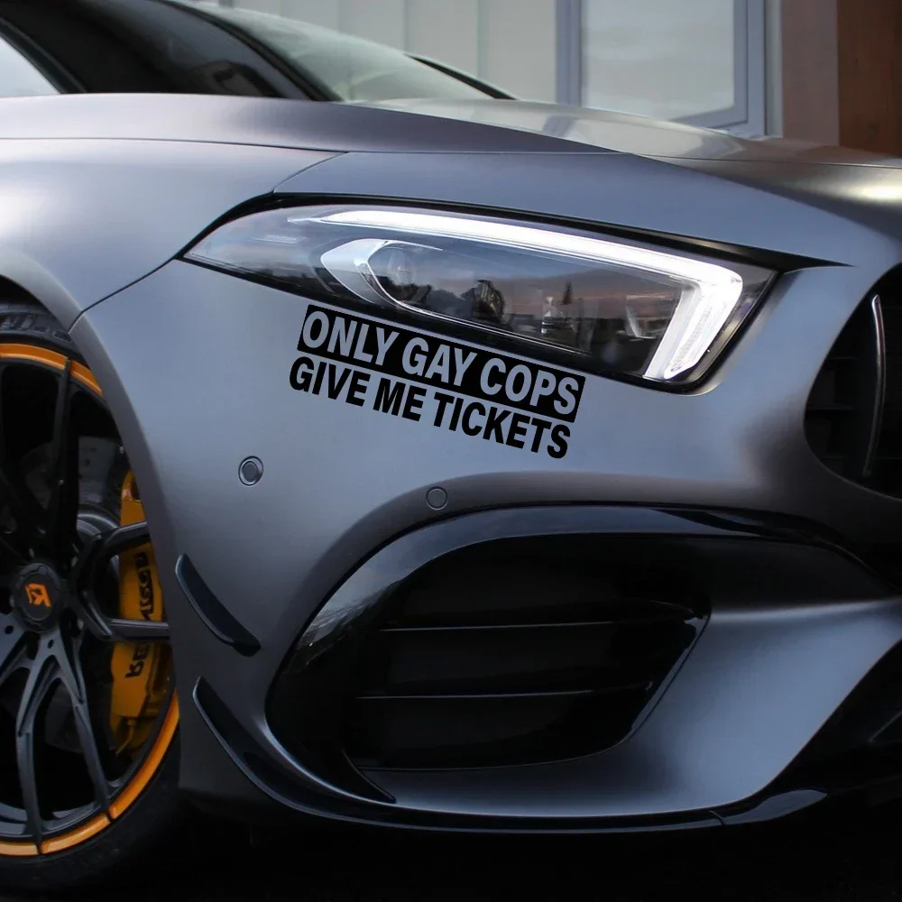 Только гей-копы дайте мне билеты автомобильные наклейки тюнинговые аксессуары